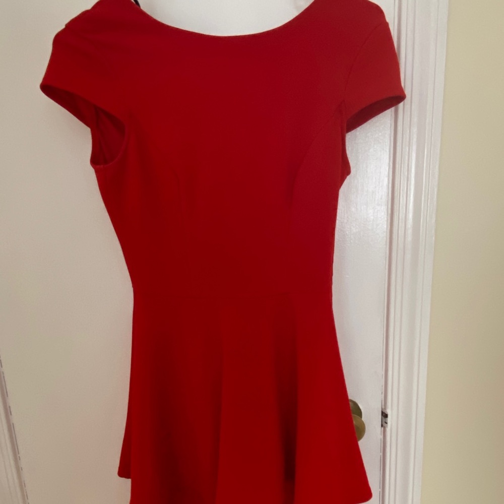 Macys red dress junior size 1-2